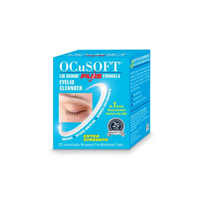 Ocusoft Lid Scrub Plus (30 Wipes)